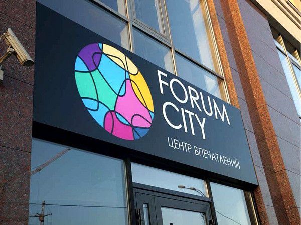 Световой короб из композита на прорез (с инкрустацией акрилом)