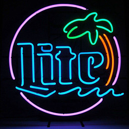 Неоновая вывеска "Lite" для кафе