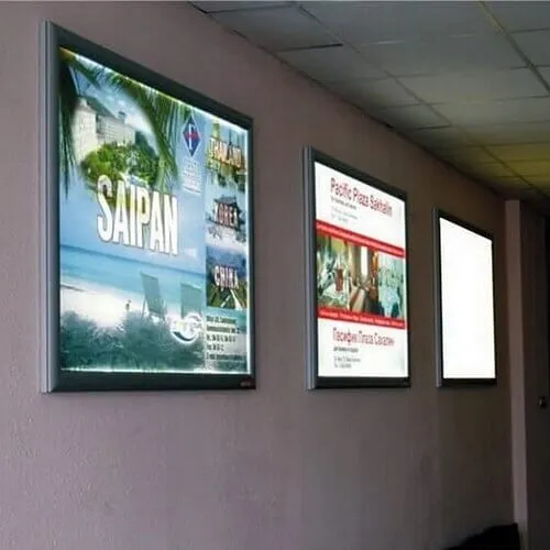 Рекламная тонкая световая панель фреймлайт А0 + с клик профилем