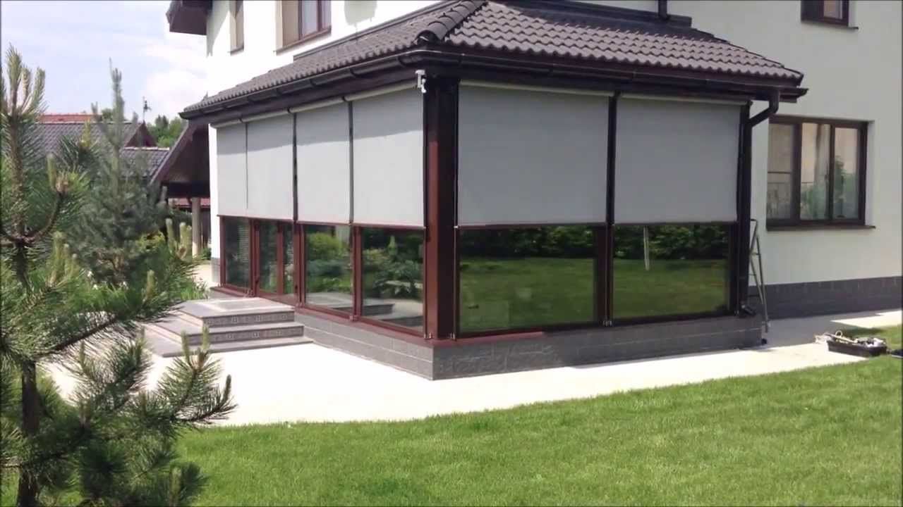 Вертикальные маркизы для загородного дома